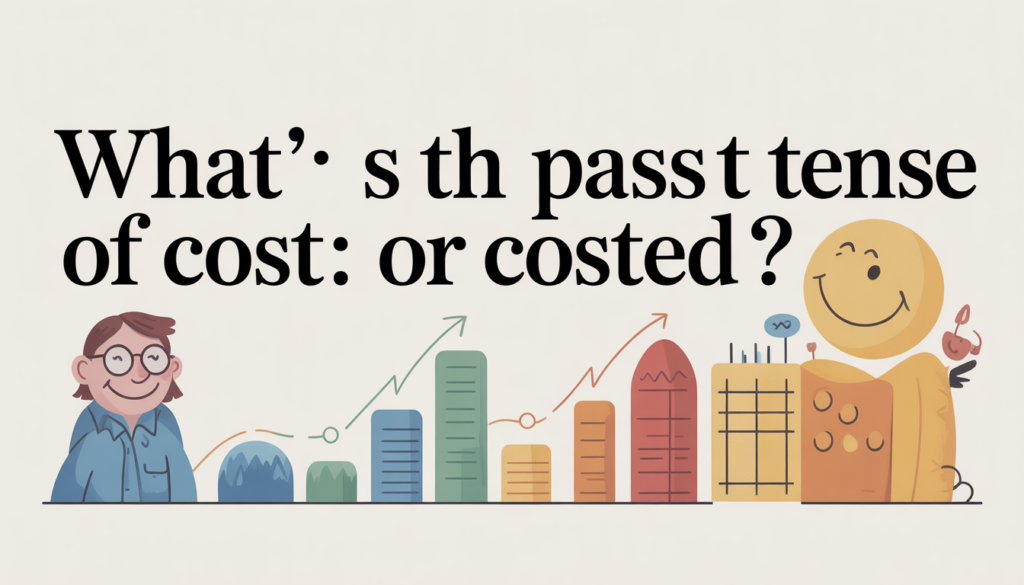 What’s the Past Tense of Cost: Is It Cost or Costed?