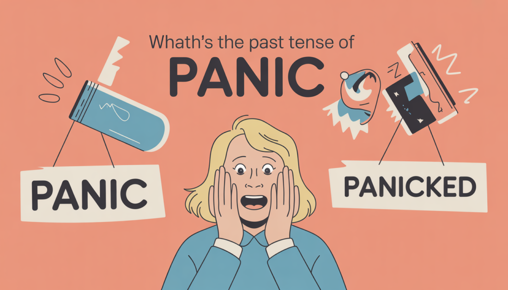 What’s the Past Tense of Panic? Is it Panic or Panicked?