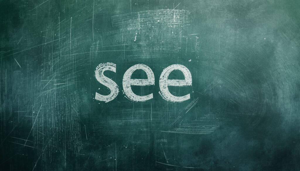 What is the Past Tense of See and its Past Participle?