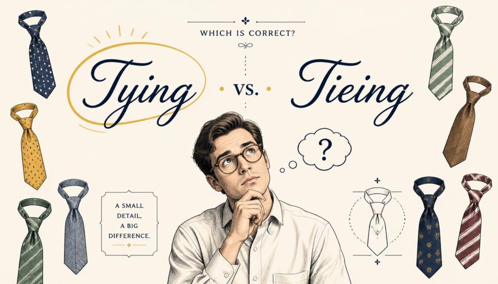 Tying or Tieing? The Right Way to Spell It