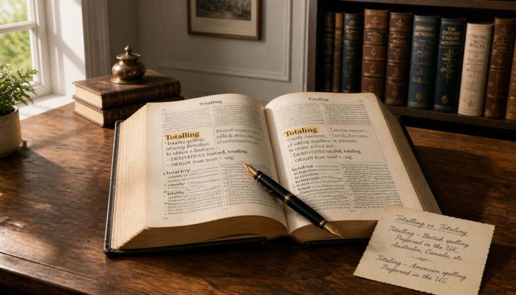 Totalling or Totaling: Which Spelling to Use?