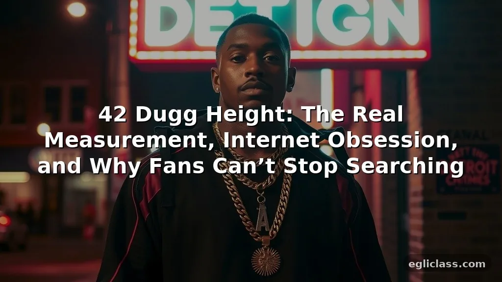 42 Dugg Height: The Real Measurement, Internet Obsession, and Why Fans Can’t Stop Searching