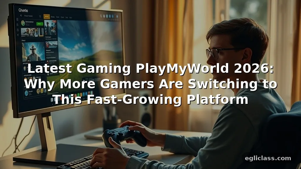 Latest Gaming PlayMyWorld 2026: Why More Gamers Are Switching to This Fast-Growing Platform