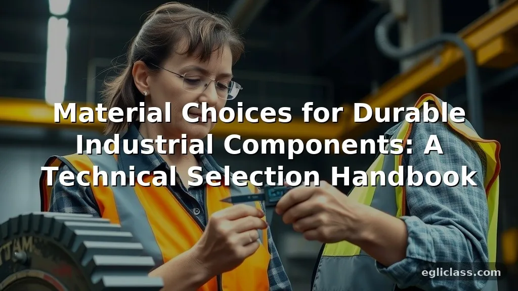 Material Choices for Durable Industrial Components