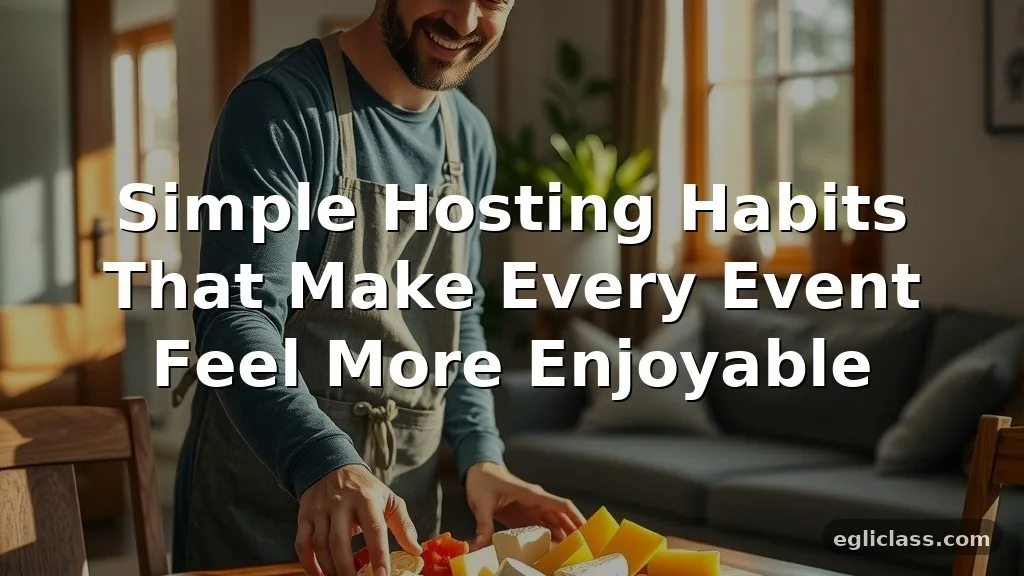Simple Hosting Habits That Make Every Event Feel More Enjoyable