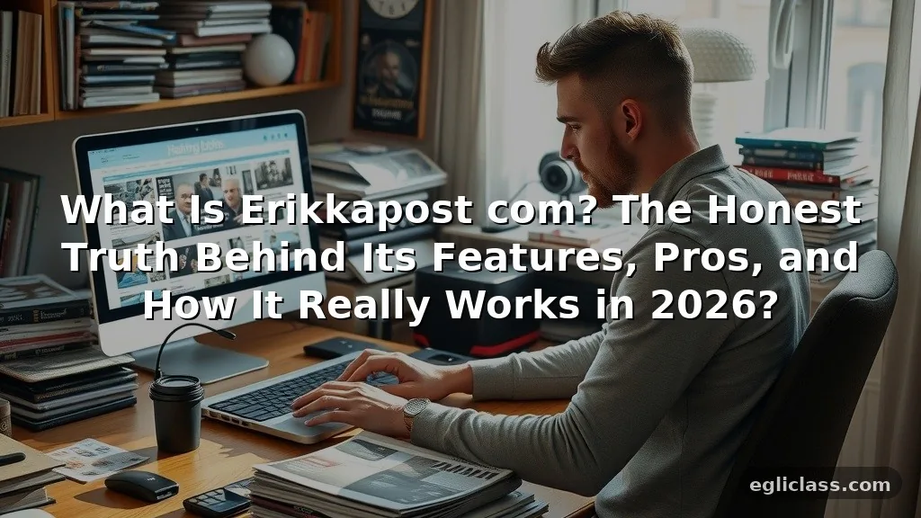 What Is Erikkapost com? The Honest Truth Behind Its Features, Pros, and How It Really Works in 2026